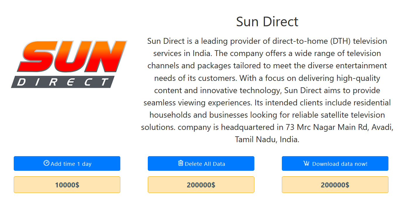 Sun Direct DTH成为MEDUSA勒索软件的受害者