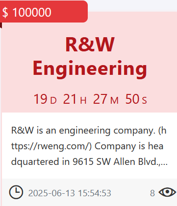 R&W Engineering，Inc成为MEDUSA勒索软件的受害者