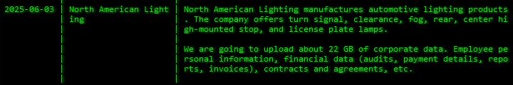 北American照明公司成为Akira勒索软件的受害者