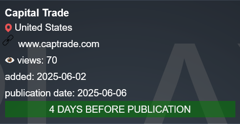 Capital Trade，Inc成为PLAY勒索软件的受害者