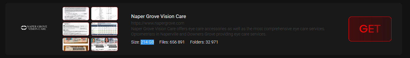 Naper Grove Vision Care成为INTERLOCK勒索软件的受害者