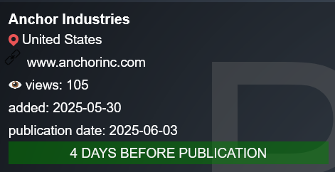 Anchor Industries，Inc成为PLAY勒索软件的受害者