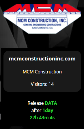 INC.MCM Construction成为el dorado勒索软件的受害者
