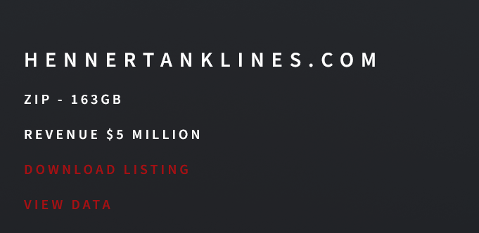 Henner Tank Lines成为SAFEPAY勒索软件的受害者