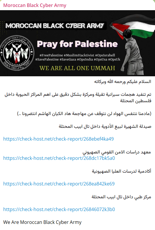 Moroccan Black Cyber Army瞄准MediGence网站