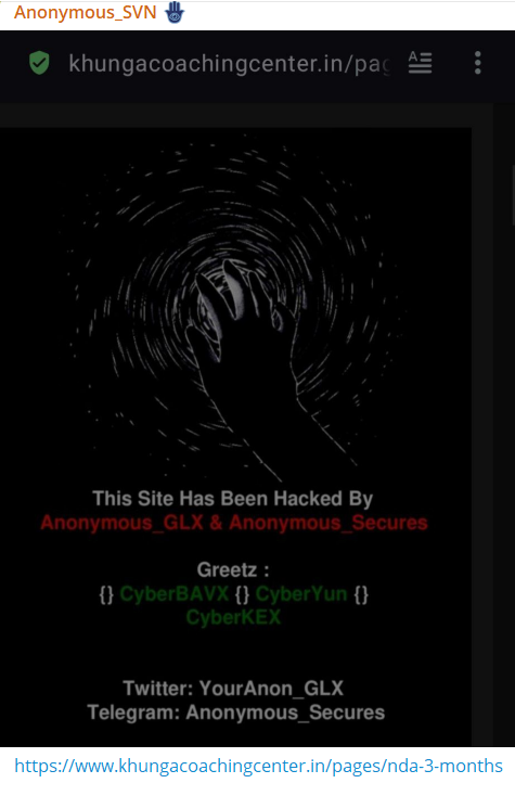 Anonymous_SVN针对昆加学院网站