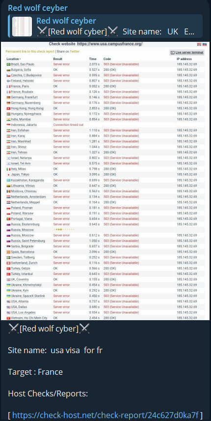 Red·沃尔夫·塞伯瞄准了法国美国校园网站
