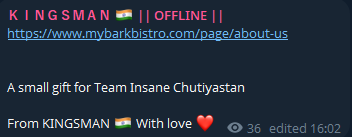 KINGSMAN INDIA瞄准My Bark Bistro网站