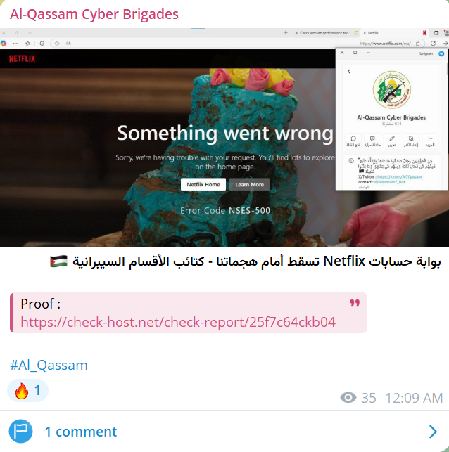 Cyber卡萨姆旅瞄准Netflix网站