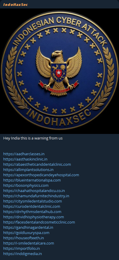 INDOHAXSEC瞄准AB美容牙科诊所网站