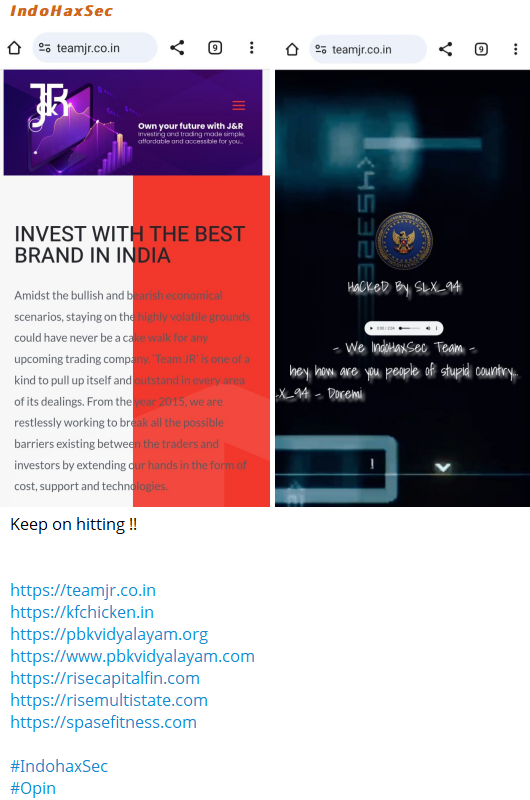 INDOHAXSEC针对Rise多州Agro合作Society有限公司的网站