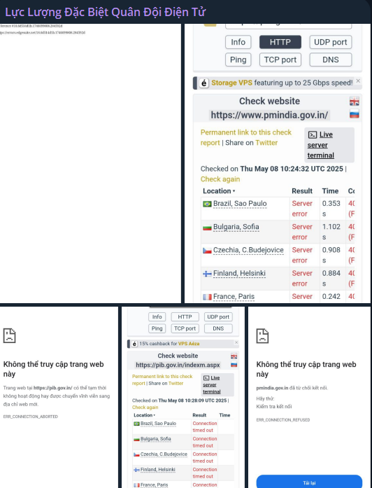 Electronic Army Special Forces攻击印总统网站