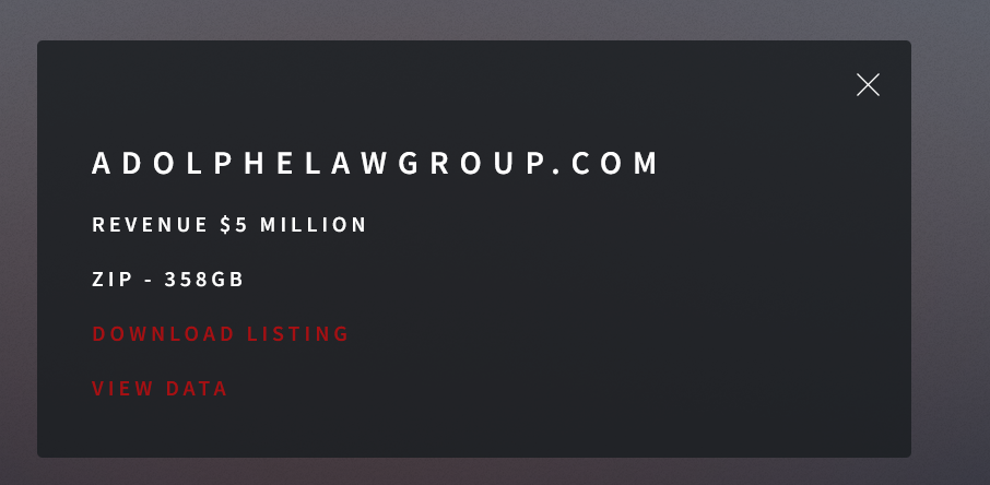 Adolphe Law Group成为SAFEPAY勒索软件的受害者