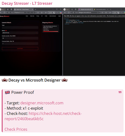 Decay Stresser–L7 Stresser针对Microsoft Designer的网站
