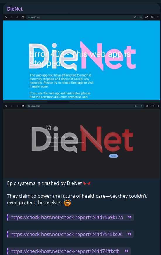 DieNet瞄准Epic网站