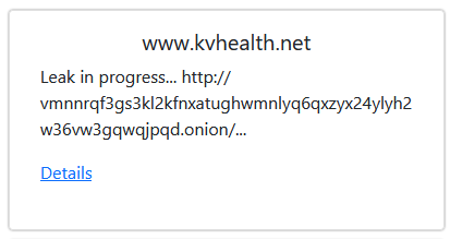 Klickitat Valley Health成为Kraken勒索软件的受害者
