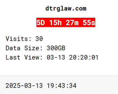 Davidson Troilo Ream&Garza，PC成为RansomHub勒索软件的受害者