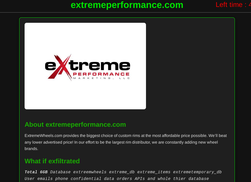 Extreme Performance成为Funksec勒索软件的受害者