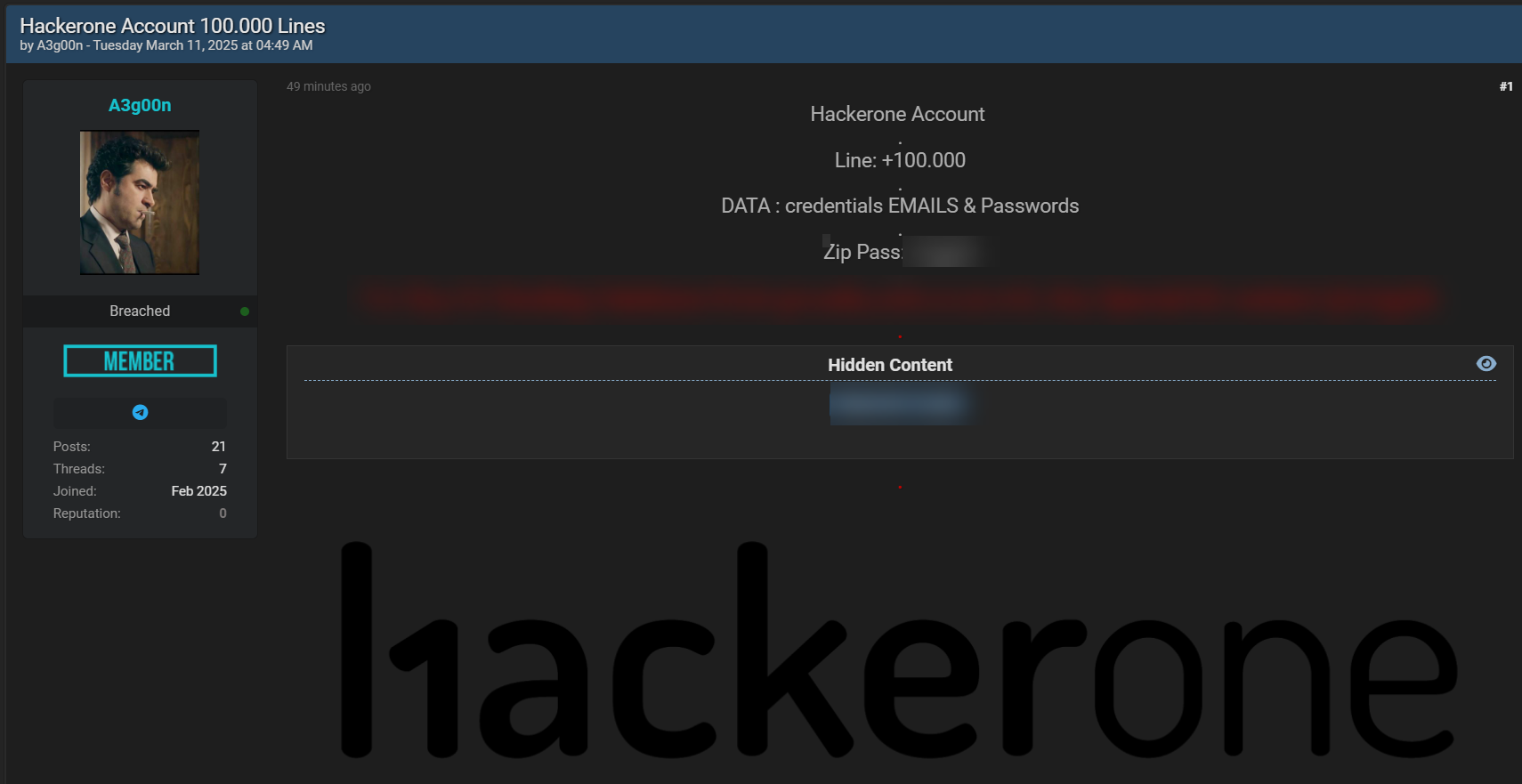 Hackerone涉嫌出售数据