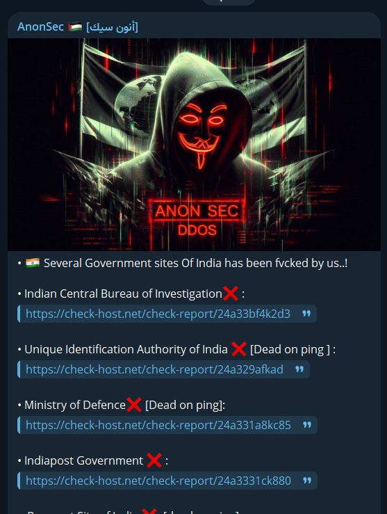 AnonSec瞄准Passport Seva网站