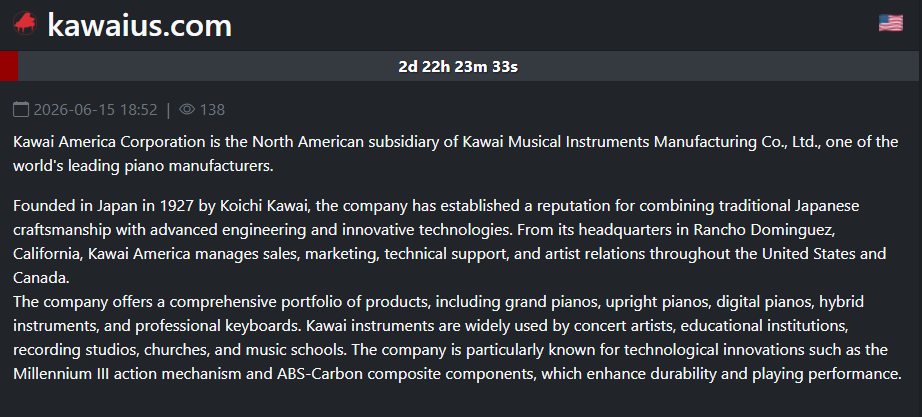 Kawai America falls victim to SAFEPAY Ransomware