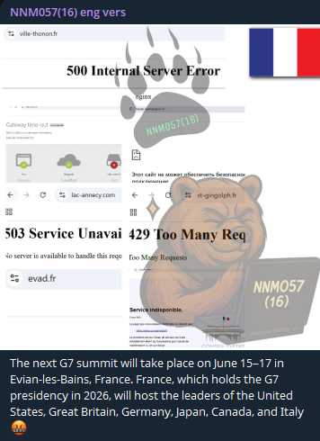 NoName targets the website of Council of State