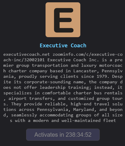 Executive Coach, Inc. falls victim to The Gentlemen ransomware