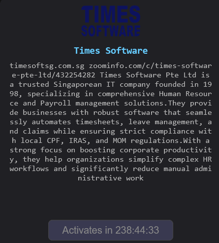 Times Software Pte Ltd falls victim to The Gentlemen ransomware
