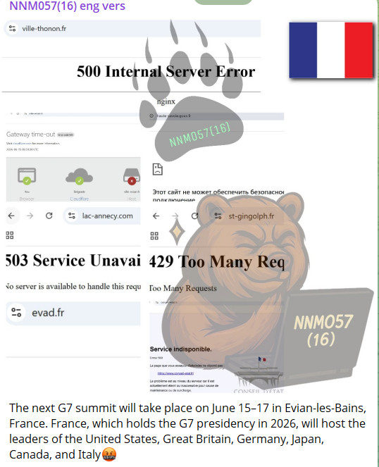 NoName targets the website of Prefect of Haute-Savoie