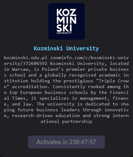 Kozminski University falls victim to The Gentlemen ransomware