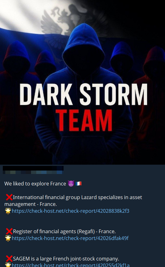 Dark Storm Team targets the website of Sagem (SAFRAN)