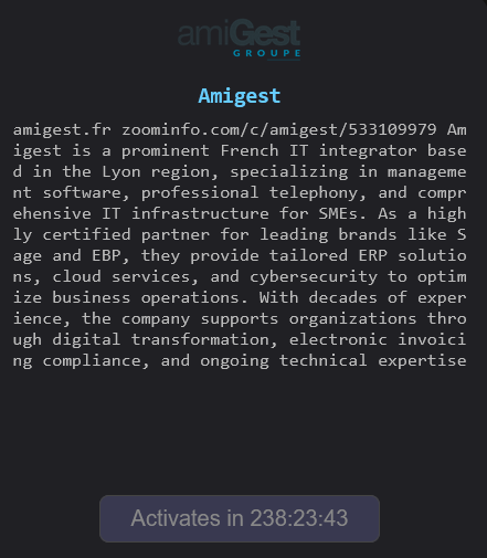 AMIGEST falls victim to The Gentlemen ransomware