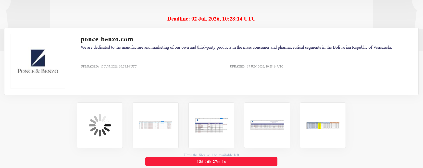 Ponce & Benzo falls victim to LOCKBIT 5.0 Ransomware