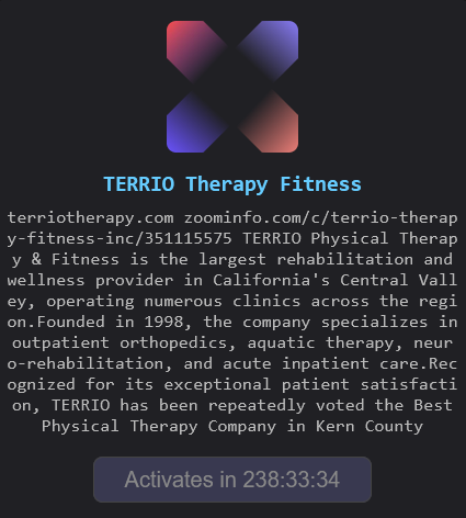TERRIO Therapy-Fitness falls victim to The Gentlemen ransomware