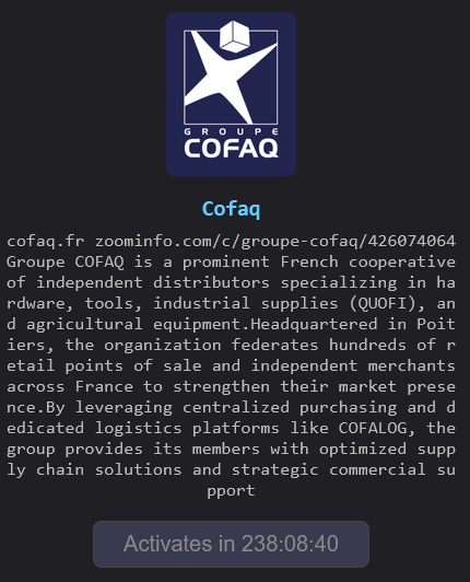COFAQ Group falls victim to The Gentlemen ransomware