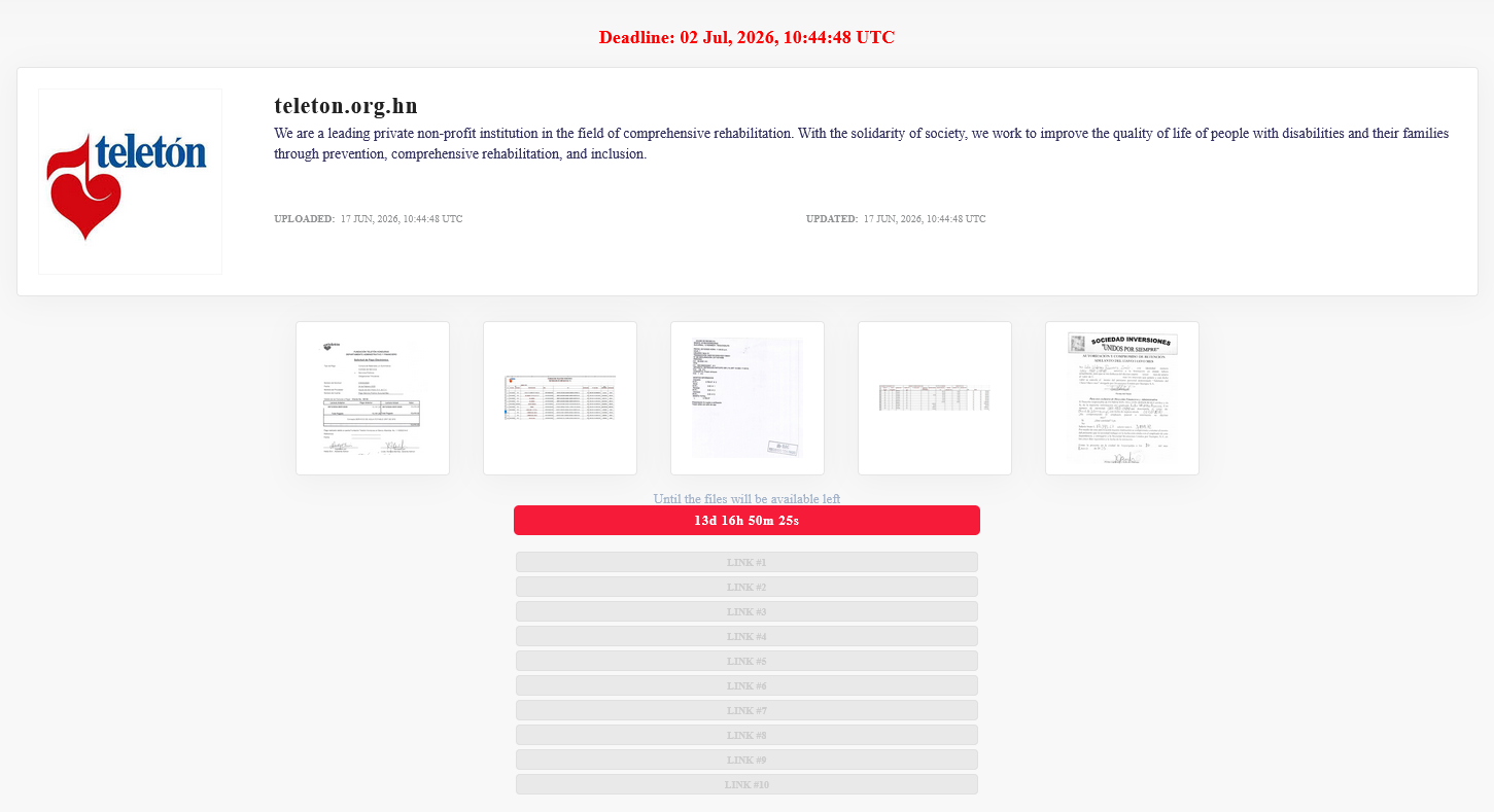 Teletón falls victim to LOCKBIT 5.0 Ransomware