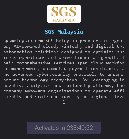 Stanley and Global Solutions Sdn Bhd falls victim to The Gentlemen ransomware