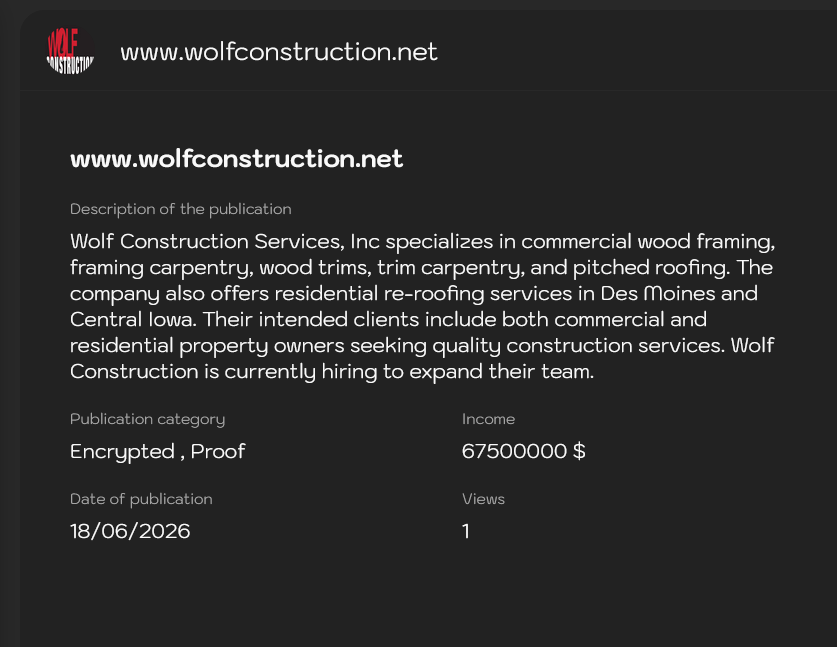 Wolf Construction Services falls victim to LYNX ransomware