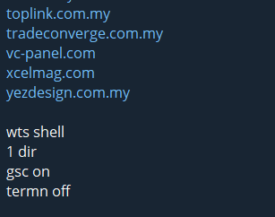 Alleged Sale of Web Shell Access to Top Link Logistic