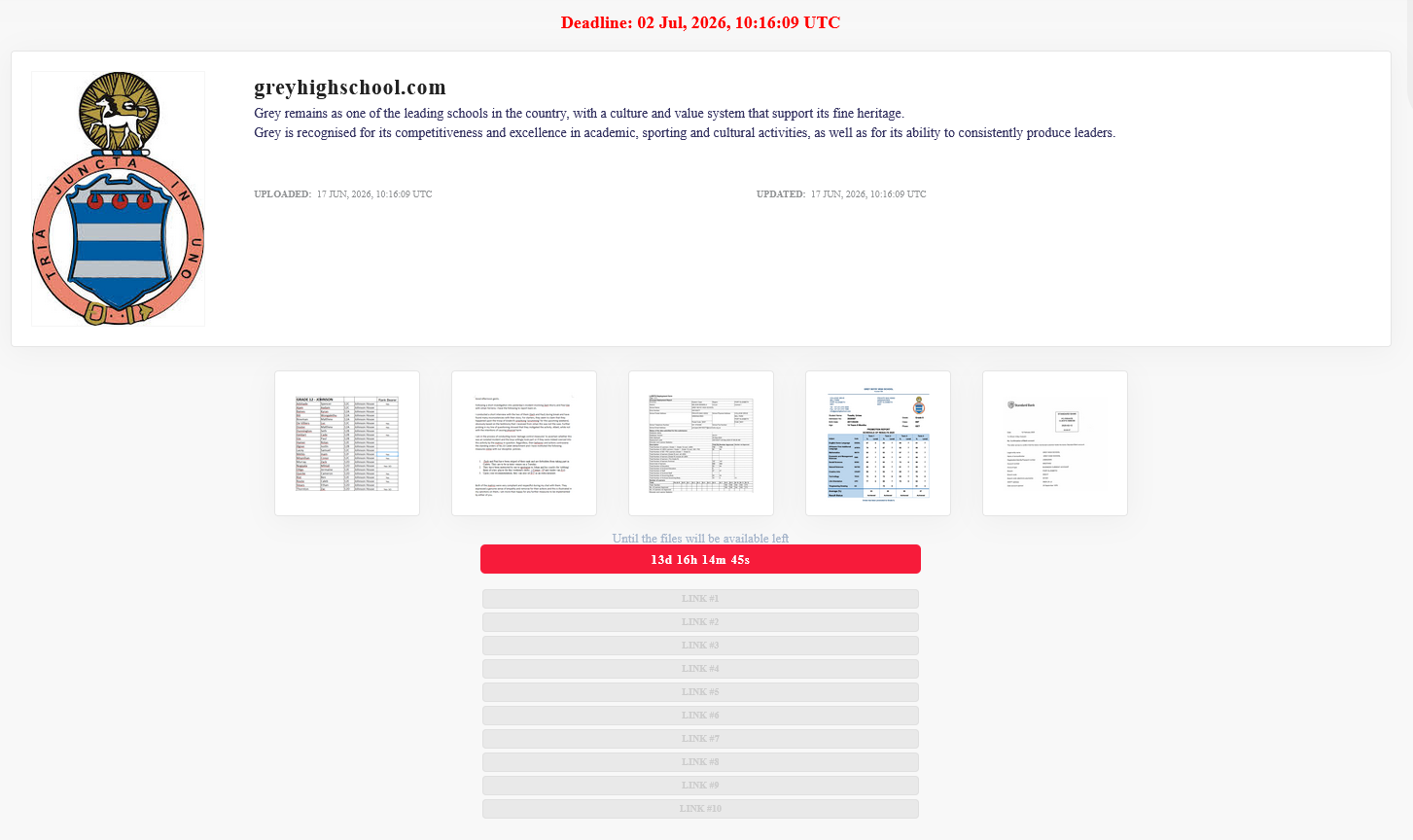 Grey High School falls victim to LOCKBIT 5.0 Ransomware