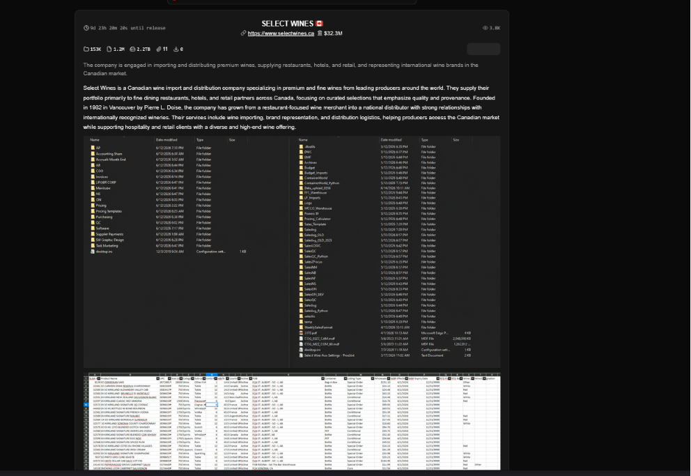 Select Wines falls victim to BravoX ransomware