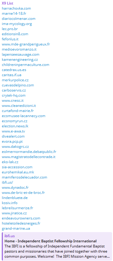 Alleged sale of web shell access to Conferenza Nazionale Enti per il Servizio Civile