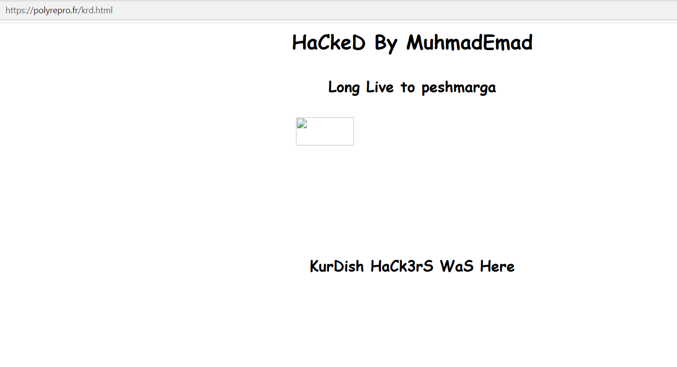 MuhmadEmad targets the website of Polyrepro