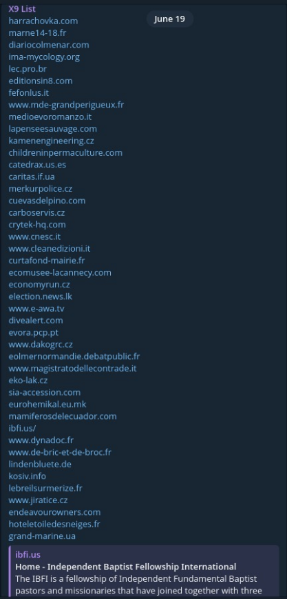 lleged leak of webshell access to Magistrato delle Contrade di Siena