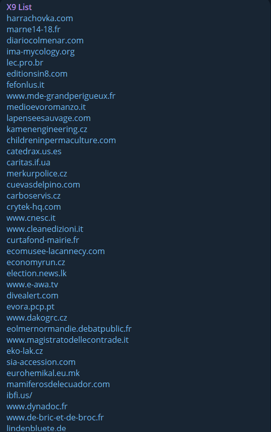 Alleged sale of web shell access to La Pensée Sauvage