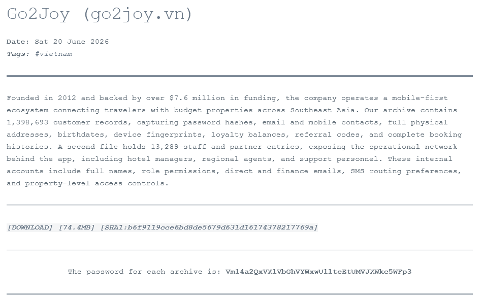 Go2Joy falls victim to Ransomexx Ransomware