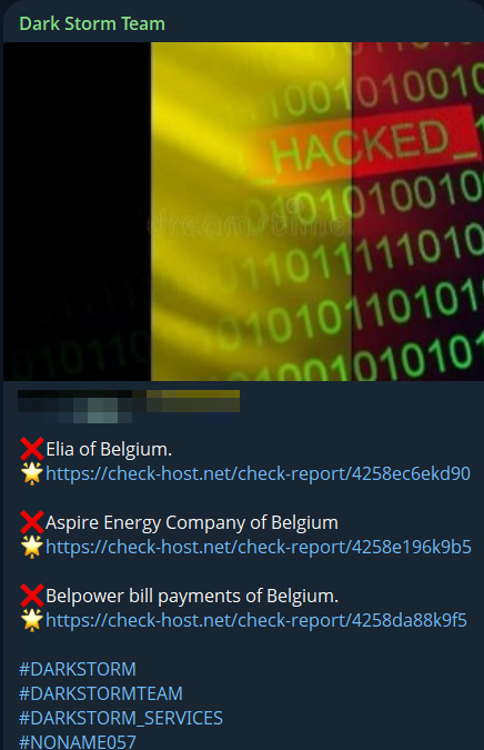 Dark Storm Teams targets the website of Aspiravi ENERGY