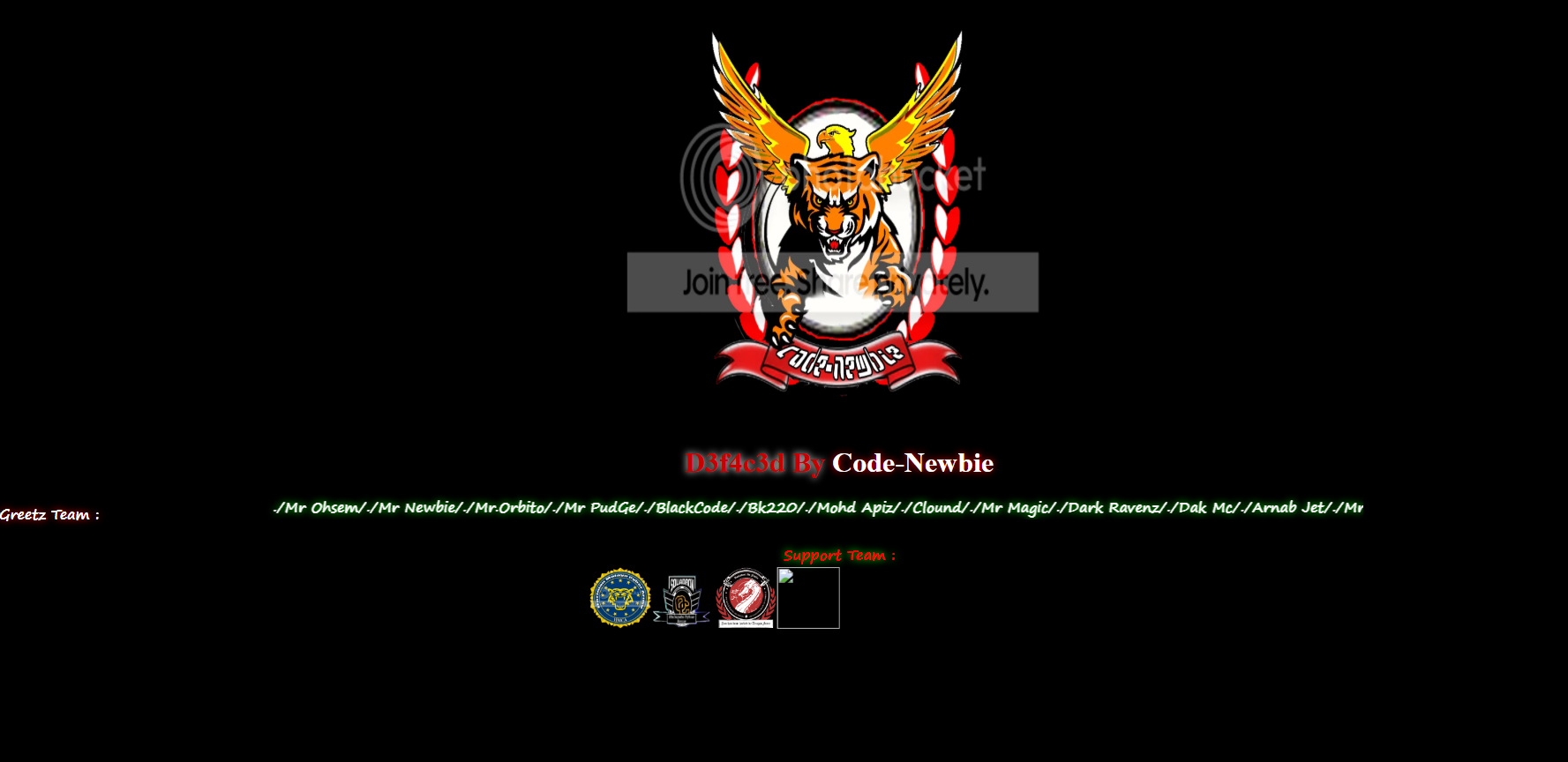 Code-Newbie targets the website of ADN92