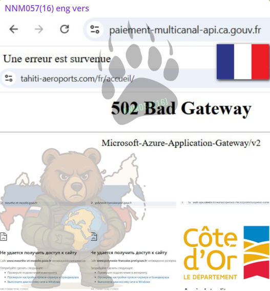 NoName targets the website of Department of Côte-d’Or