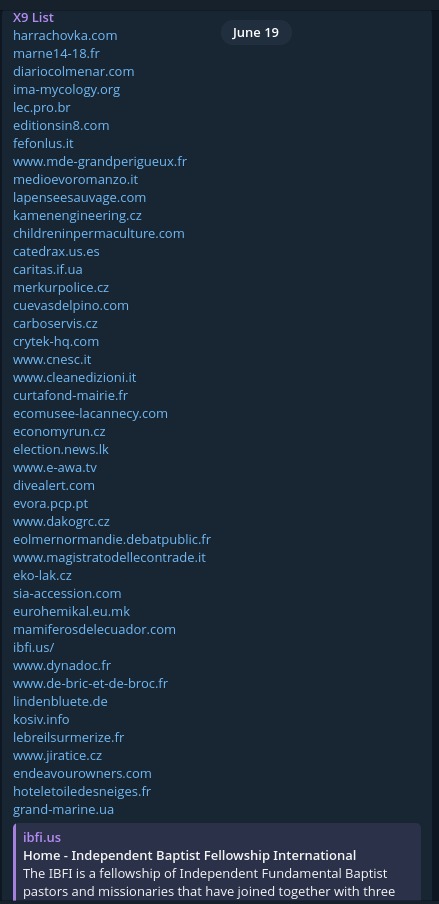 Alleged leak of webshell access to Cuevas del Pino